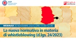 2023 - La nuova normativa in materia di whistleblowing (d.lgs. 24/2023)