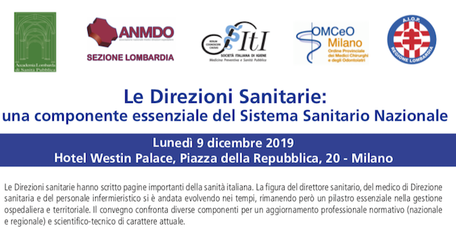 Le Direzioni Sanitarie: una componente essenziale del Sistema sanitario nazionale