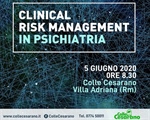 Convegno Clinical Risk Management in Psichiatria