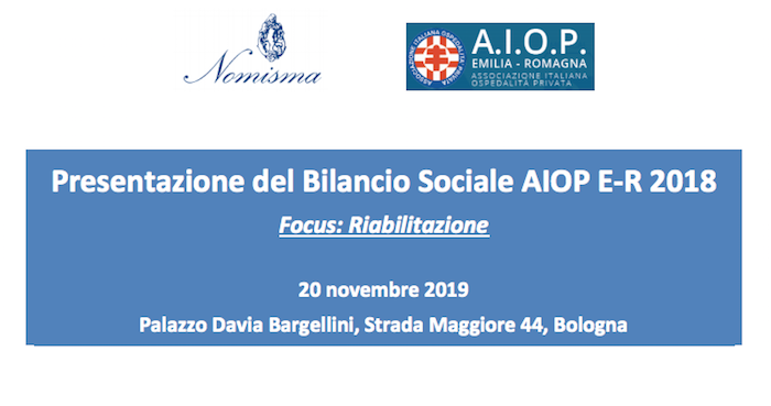 IIIª Edizione del Bilancio sociale regionale