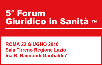 V Forum Giuridico in Sanità