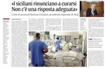 I siciliani rinunciano a curarsi. Non c'è una risposta adeguata