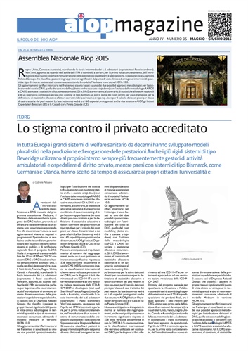 AiopMagazine n° 5 - giugno 2015